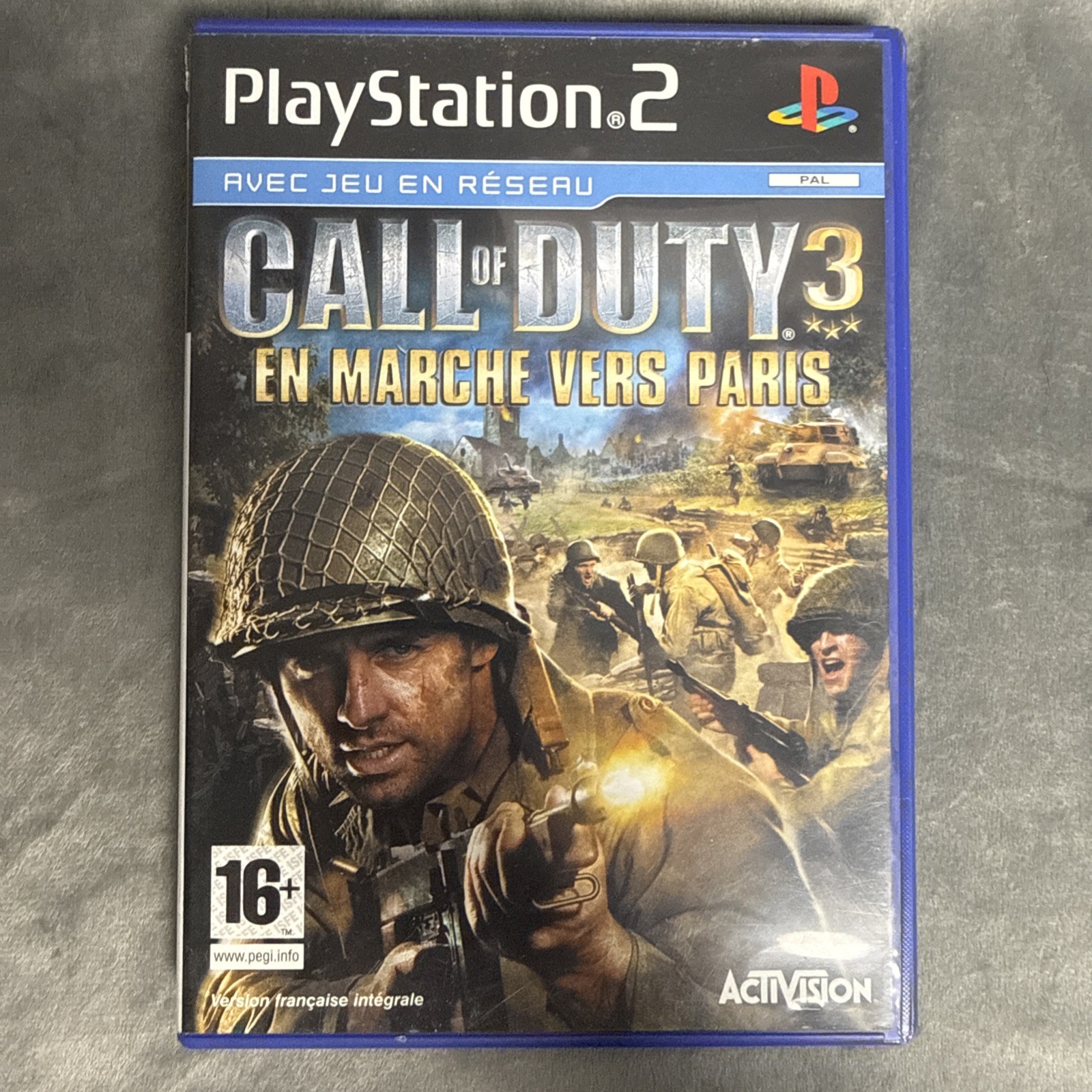 Jeu Sony Playstation 2 Call Of Duty 3 En Marche Vers Paris PS2 PAL fr