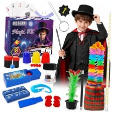 Magic Kit, Magic Tricks for Kids, Magic Set Includes Magic Wand Magician