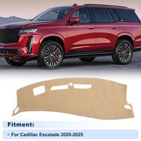 Dash Cover FüR Cadillac Escalade 2020-25 HUD Rutschfest Staubdicht Beige