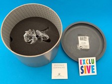 Boxed Swarovski Crystal Clear Rose Spray - Collectors Society