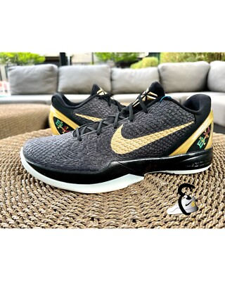 Nike Zoom Kobe 6 Black History Month Sz 12.5 429659-011 Promo