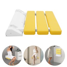 Shower Seat Folding Wall Mounted Bathroom Chair Strong Fold Up Down Bath Seat