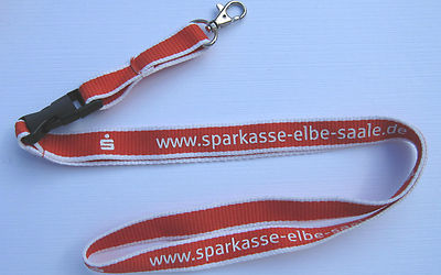 Sparkasse Elbe-Saale Schlüsselband Lanyard NEU (T241)