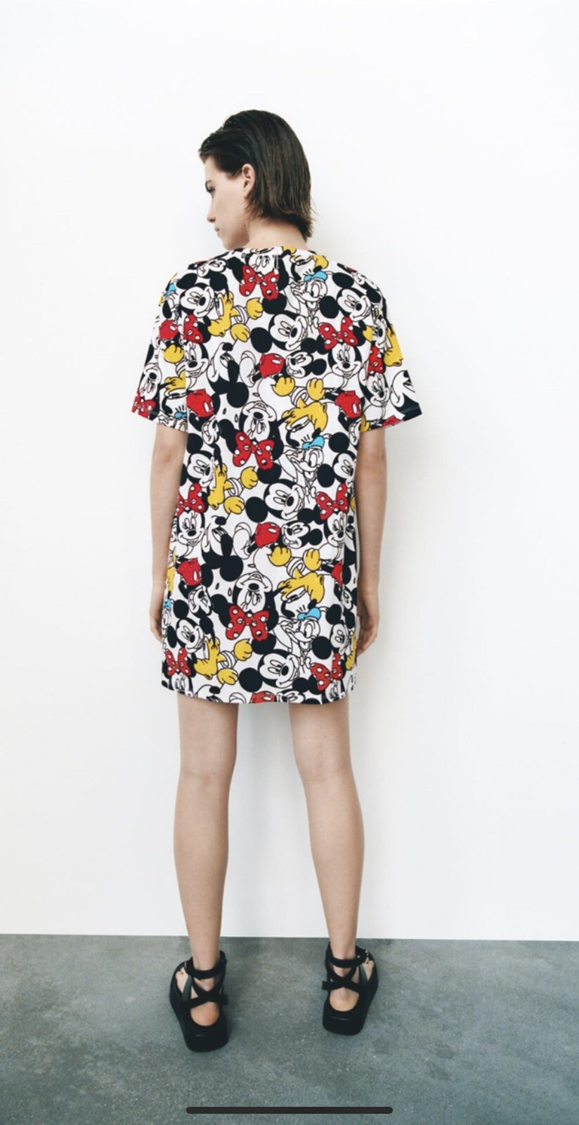 mickey dress zara
