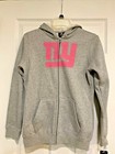 NWT NEW NY GIANTS PINK LOGO FULL ZIP JACKET HOODIE FLEECE SWEATSHIRT GIRL XL 16 — photo 2
