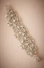 NEW BHLDN A.B. ELLIE ANDREINA BRACELET - CRYSTAL PEARLS WEDDING