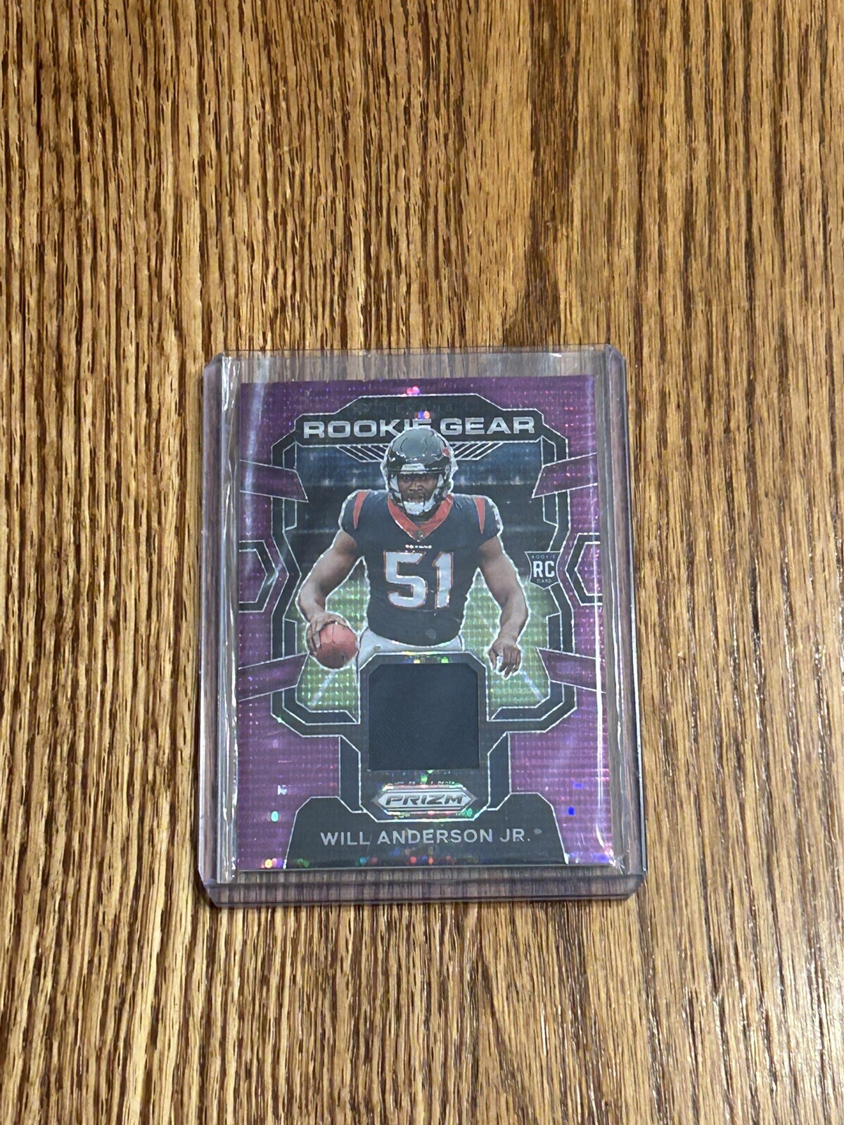 2023 Panini Prizm Gear Purple Pulsar Will Anderson Jr #RG-WA Rookie RC