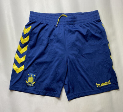 Brondby IF Kobenhavn Home blaue Shorts Hummel 2016-2017 Dänemark Erwachsene Größe L