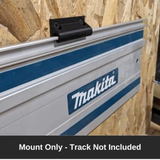 Tool Storage - Locking Wall Mount for Makita or Festool Track Saw Guide Rail