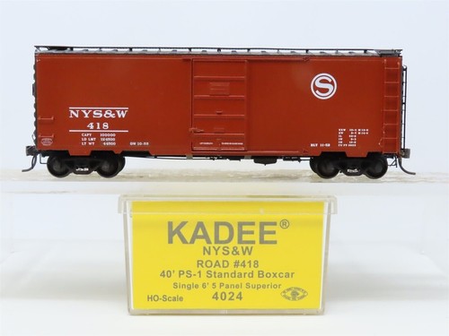 USA KADEE H0 4024  40' PS-1 Standard Boxcar Single 6' Door  "NYS & W" | Zustand: Neu