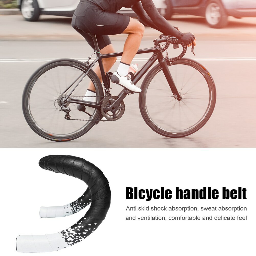 2pcs Road Bike Bicycle Handlebar Grip Tape AntiSlip Cycling Handle Bar