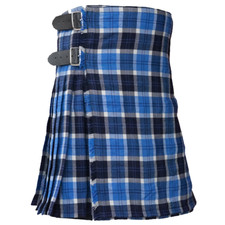 Men's Scottish Strathclyde Tartan Kilt Handmade Traditional 8 Yard Kilts