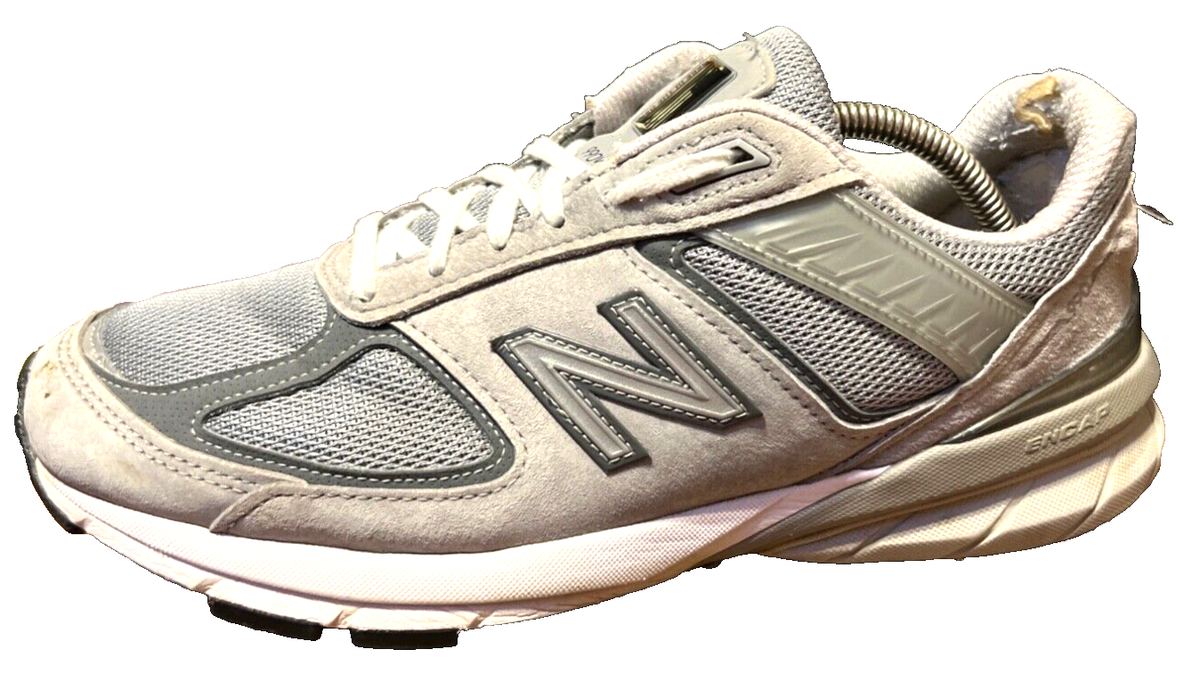 New Balance Womens 990 V5 W990GL5 Gray Running Shoes Sneakers Size 