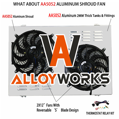 162 Aluminum Shroud Fan Relay For 1970-1981 Chevy Camaro 1978-1987 Monte Carlo