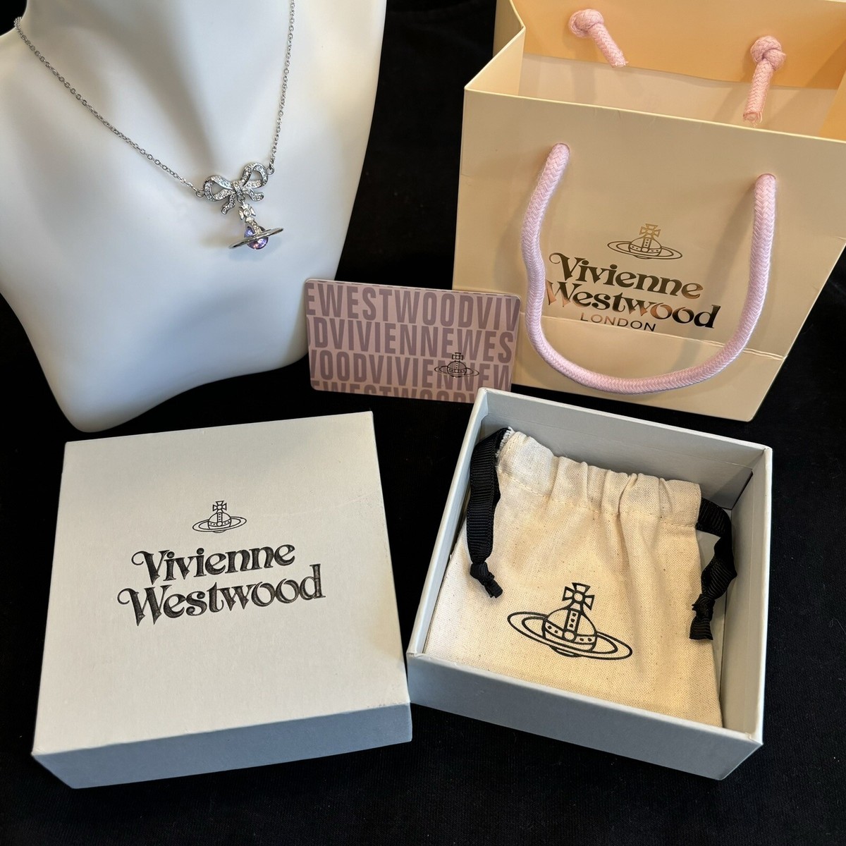 25SS new/Vivienne Westwood クリスタルネックレス Necklace Vivienne Westwood Silver Yellow Star Crystal Big Saturn
