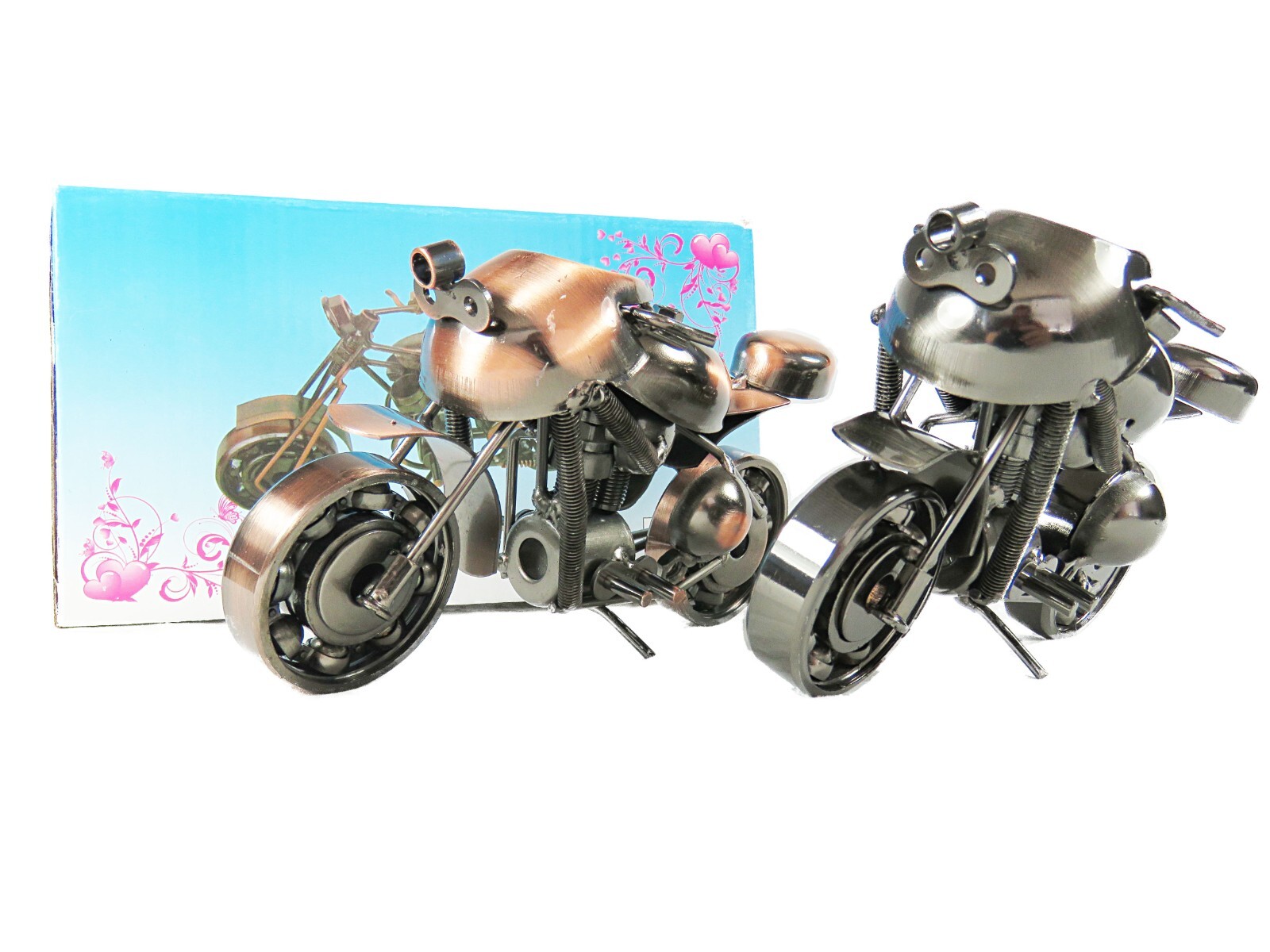 Modell Motorrad aus Metall Racer Sammlerstück Dekoration Geschenk