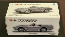 Autoart 1:18 1969 Chevrolet Corvette Cortez Silver 71162 Diecast Model Car