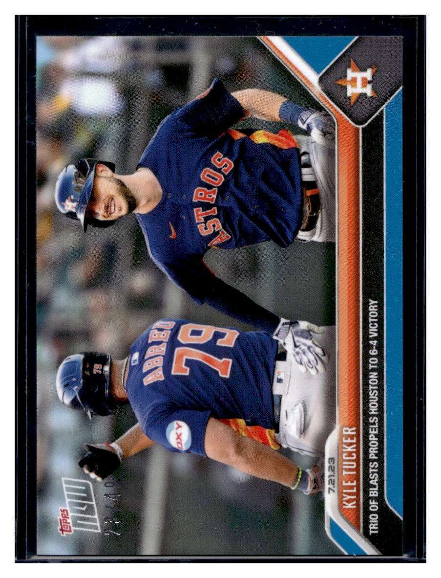 2023 Topps Now #599 Kyle Tucker Blue Parallel Card #d /49 | eBay