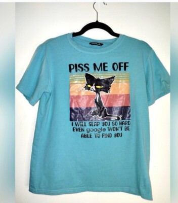 SLAP YOU SO HARD GOOGLE WON'T BE ABLE TO FIND YOU T-SHIRT TOP LARGE