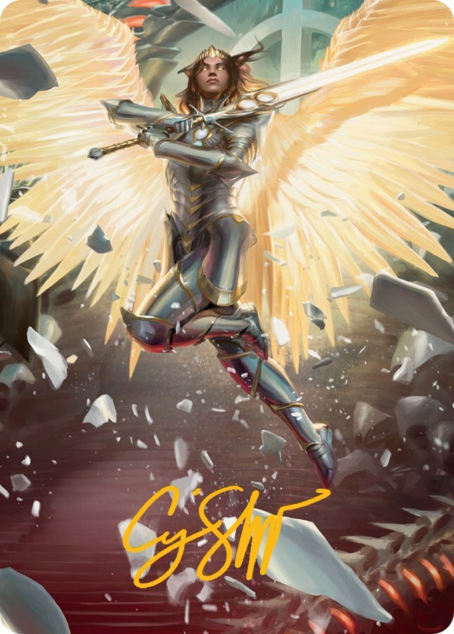 sell mtg art cards Archangel Elspeth Art Card 1 Art Series: March of the Machine for sale