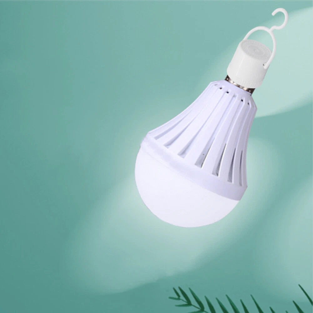 5 7 9 12W LED Hanging Lamp Rechargeable E27 Smart Light Bulb Outdoor Accessories