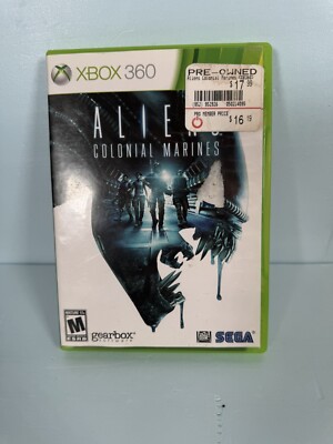 Aliens: Colonial Marines (Microsoft Xbox 360, 2013) Complete 