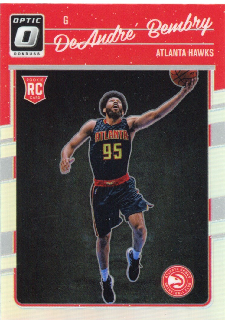 2016 Donruss Optic #168 DeAndre' Bembry Holo Rookie RC Holo NM-MT