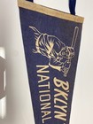 1940’s Brooklyn Dodgers New York Dem Bums  Vintage Pennant MLB Baseball 8.5x26 — photo 4