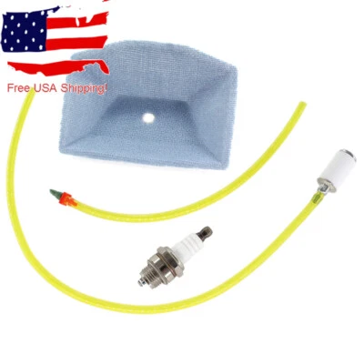 GOLDENMOTOR Fuel Line Kit w/ Filter & Vent For Poulan 3400 3700 3800 Tune Up Kit Chainsaw