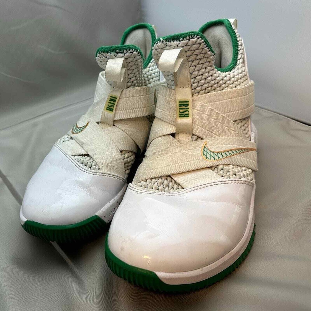 Nike Lebron Soldier XII 12 SVSM Home White Green Gold AO2609-100