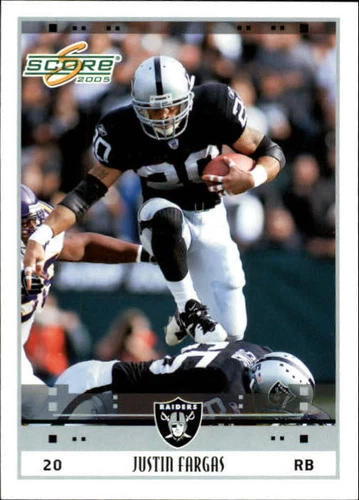 2005 Score Justin Fargas #205