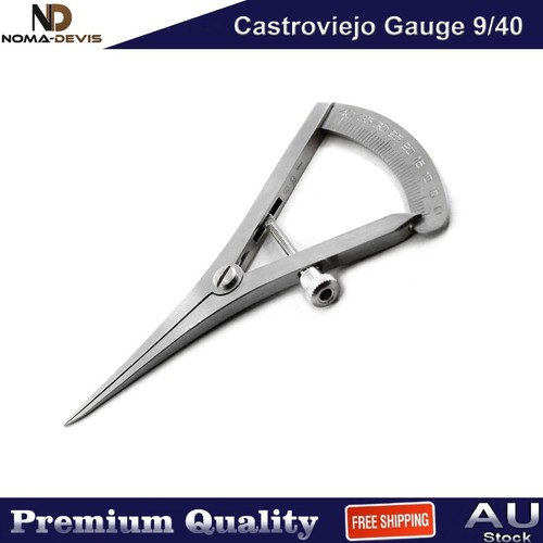 Dental Castroviejo Measuring Gauge 9/20 & 9/40 Surgical Ophthalmology Caliper CE - Picture 4 of 5