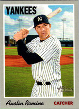 2019 Topps Heritage #82 Austin Romine New York Yankees