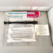 Dolmetsch Recorder Soprano Tenor Original Box Vintage 1964 Made in England