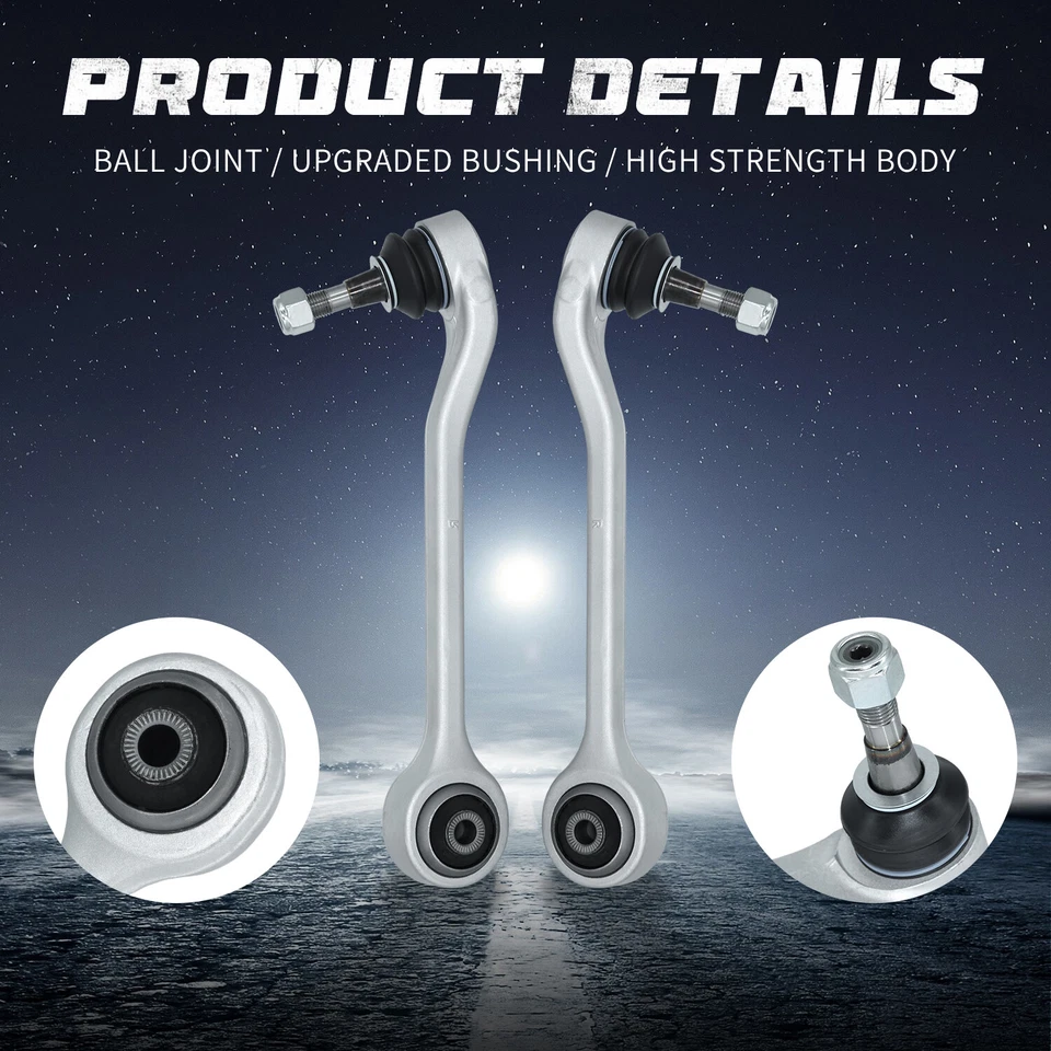 Brazo de control delantero de 12 piezas con barra estabilizadora de enlace kit de suspensión para BMW 530xi Foto 4 de 4