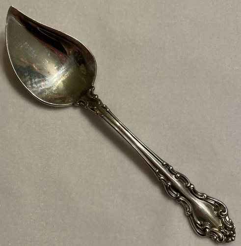 Large Solid Jelly Server Spanish Baroque Sterling 1965 by Reed & Barton 6 1/4"