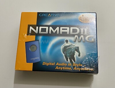 Rare Factory Sealed Creative NOMAD II MG 64 MB Digital Audio MP3 Player