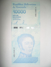 BANCONOTA 10000 BOLIVARES VENEZUELA 2019 FDS