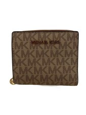 MICHAEL KORS Bifold Wallet in Faux Leather with Monogram CRM for Women