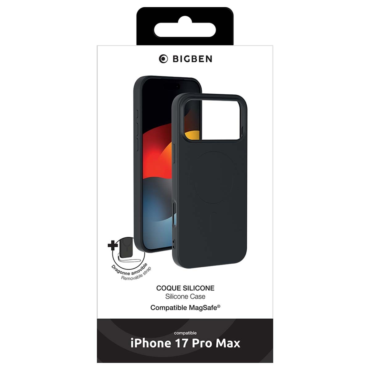 Coque iPhone 17 Pro Max BigBen Connected silicone ultra rigide antichoc - 4