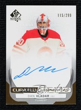 2024-25 SP Authentic Curated Signatures 115/299 Dan Vladar #SPC-DV Auto 0c3