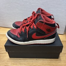 Air Jordan 1 Mid DQ8424-060 'Alternate Bred' Sneakers, Size 1Y