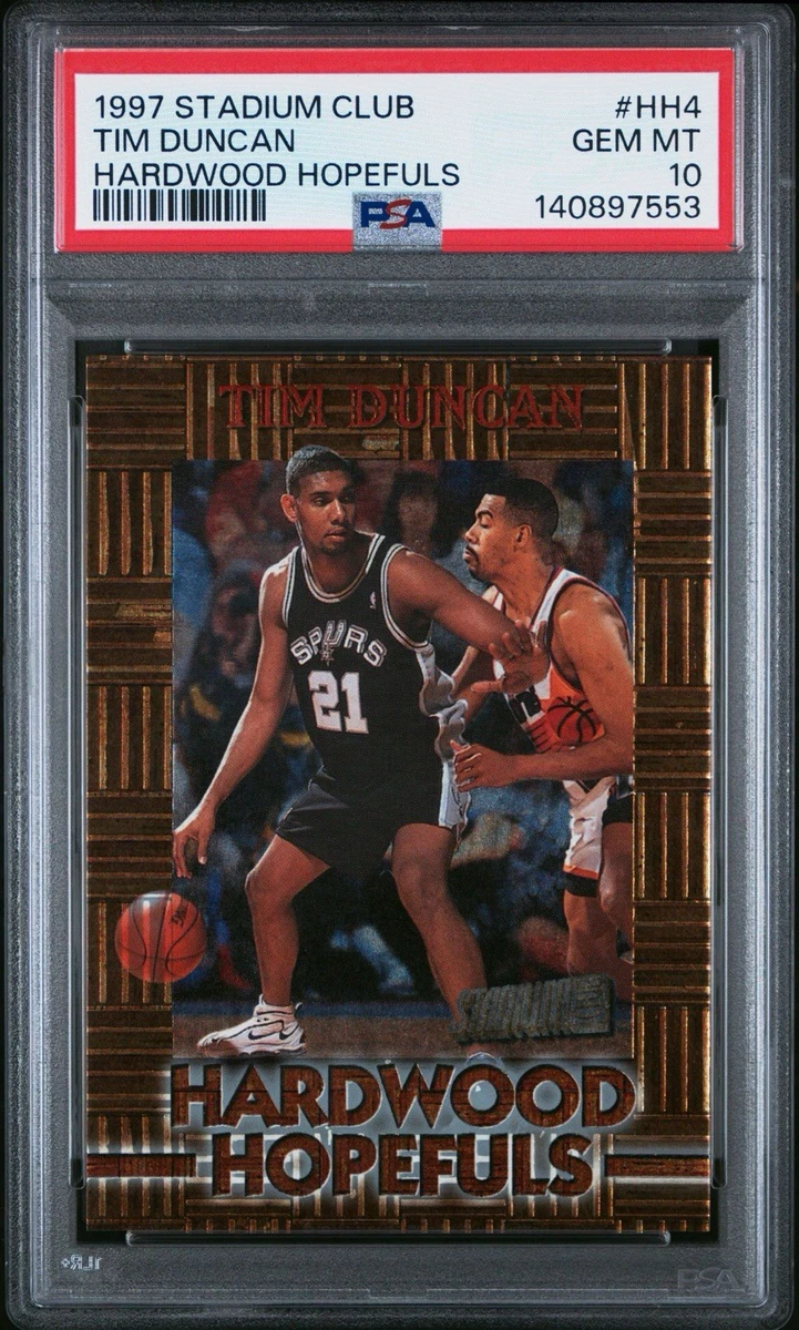 Tim Duncan Basketball Grade 10 Rookie Sports Trading Cards