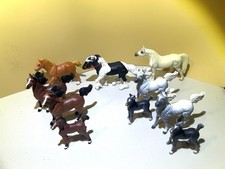 Safari Toy Horse Lot. 10 Total .