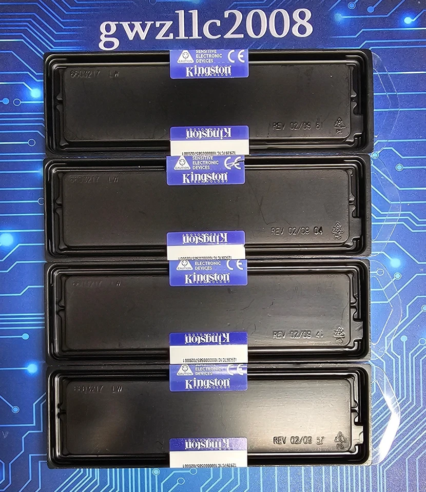 8GB (4x2GB) PC2-6400u DDR2-800MHz 2Rx8 Non-ECC Kingston KTD-DM8400C6/2G **NEW** - Image 2 of 2