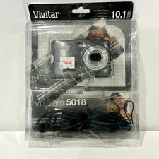 Vivitar ViviCam VX029-12-BLK 10.1 MP HD Digital Black Camera with 4x Zoom