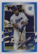 2021 Chrome NPB Nippon Professional Baseball Blue Refractor Dayan Viciedo 16wc