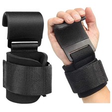 Weight Lifting Hook Grips with Wrist Wraps
