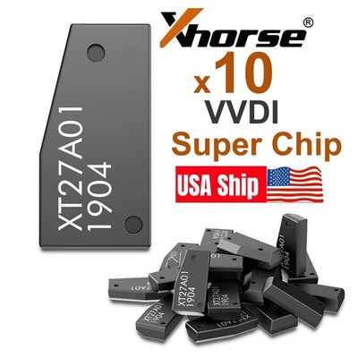 10× Xhorse VVDI Super Chip Transponder XT27A01 for VVDI2 MINI/VVDI KEY TOOL MAX