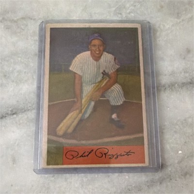 Bowman 1954 Phil Rizzuto #1 New York Yankees MLB Baseball Base Set Card